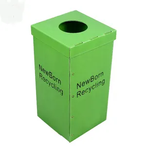 Wholesale Strong And Durable Pp Twin Wall Corflute Recycle Waste Trash Bin