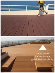 Plancher de terrasse en composite pour l'extérieur, piscine de jardin, creux de 140x25cm, carreaux de pont en pvc, 3m, vente chaude - Product Image 6