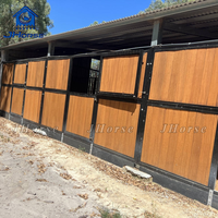 Equipo Ecuestre Popular de Alta Calidad, Establo para Caballos de 12 pies con Puertas Corredizas