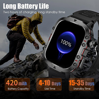 Reloj Inteligente QX11 con Pantalla IPS Cuadrada de 1.96 Pulgadas, Correa de Silicona Magnética, Resistente al Agua, Monitor de Actividad para Hombres, Compatible con Android