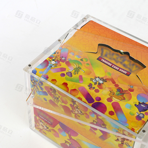 Mini caisse en étain Pokemoned 10 en acrylique transparent résistant aux UV personnalisé en gros - Product Image 3