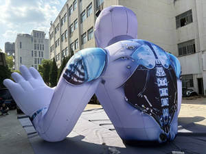 Şişirilebilir Yapay Zeka Karakter Modeli Bilim Müzesi Reklam Dekorasyonu Bilimsel Temalı - Product Image 5