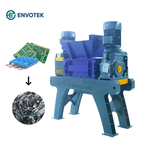 Déchiqueteuse de batteries au lithium et de disques durs à double arbre de 7,5 kW pour le recyclage des déchets électroniques - Product Image 1