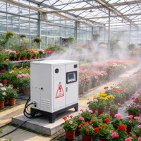 Système de brumisation automatique haute pression, humidificateur de serre, buses en acier inoxydable, pour serre de culture de fruits