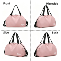 Sac de sport décontracté pour femme, sac de yoga, sac de natation avec séparation sec/humide, sac de voyage grande capacité, sac de sport à bandoulière
