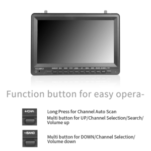 FEELWORLD PVR1032 : Moniteur FPV professionnel 10,<span class=keywords><strong>1</strong></span> pouces avec écran IPS 500 nits, entrée HDMI, double récepteur de diversité 5,8 G et DVR - Product Image 2