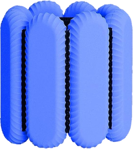 Poids de poignet réglables en forme de U en silicone sûr avec logo personnalisé pour l'entraînement en salle de sport - Product Image 3