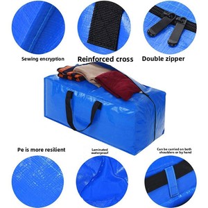 Heavy Duty Portable PP Foldable Large-capacity <strong>Storage</strong> <strong>Bag</strong> Quilt <strong>Storage</strong> Luggage Packing Sturdy and Durable Moving Essentials - Product Image 2
