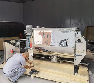 Mezclador de cizalla de arado Horizontal de acero inoxidable Mezclador de polvo calentado de aceite de arado de 1000 litros/Licuadora de cinta/Máquina de mezcla de polvo - Product Image 6