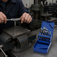 Kit d'outils de taraudage professionnel à longue durée de vie, système métrique, jeu de tarauds et filières pour le taraudage de filetages fins