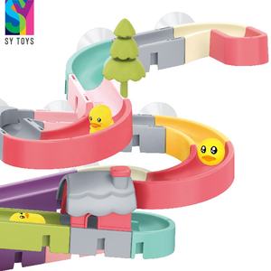 Jouets <span class=keywords><strong>de</strong></span> <span class=keywords><strong>bain</strong></span> SY Glissière à billes aquatiques qui collent au mur <span class=keywords><strong>de</strong></span> la baignoire pour les tout-petits et les enfants - Product Image 2
