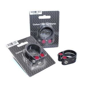 Collier de <span class=keywords><strong>selle</strong></span> de vélo tout-terrain/route en fibre de carbone intégrale, fixation sur tube de <span class=keywords><strong>selle</strong></span>/potence, accessoire de cyclisme, collier de <span class=keywords><strong>selle</strong></span> de vélo - Product Image 3