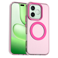 Coque de téléphone magnétique en TPU+PC givré de qualité supérieure, anti-traces de doigts, protection d'écran surélevée, antichoc pour Honor 600/600 Pro/600 Lite