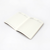 Notebook à coudre logo personnalisé, agenda, papier kraft, pour lier, vente en gros, 50 pièces