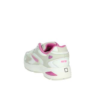 D.A.T.E. Zapatillas Deportivas para Mujer, Blancas y Fucsia, Modernas, de Lona - Product Image 2