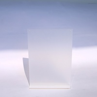 Porte-panneaux en acrylique à double face, porte-panneaux en plastique transparent, supports de table en acrylique, présentoir de menu de table, vente chaude