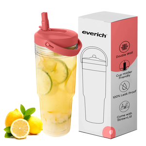 Gourde en Tritan écologique de qualité, résistante aux odeurs, élégante pour un usage quotidien, avec une expérience de boisson fluide et une boucle de transport - Product Image 4