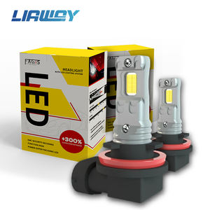 L3 H11/H8 LED Ampoules antibrouillard ou DRL 3500 Lumens 6500K <span class=keywords><strong>Cool</strong></span> White Light 300% Luminosité de remplacement pour phares de voiture Ampoules Auto - Product Image 1