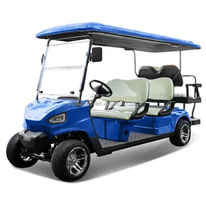 Hochwertige 72 V günstige elektrische Golfwagen 2 + 4-Sitzer Golf Buggy Preis