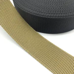 25MM 2.5CM 0.9MM polypropylene pp webbing heavyweight polypropylene webbing 32mm 38mm 50mm PP woven webbing strap for bag