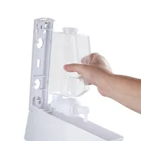 फैक्टरी प्रत्यक्ष बिक्री 800ml होटल का मार्गदर्शन शैम्पू हाथ साबुन मशीन स्वत: एबीएस प्लास्टिक हाथ फोम साबुन मशीन