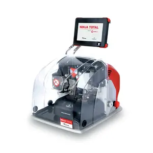 Ninja máquina programadora de corte de chave eletrônica automotiva, total, para corte de borda, laser e teclas de cruciforme