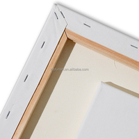 Studio 100% coton 380gsm triple apprêt sans acide toile blanchie étirée 16x20in pour peinture d'art