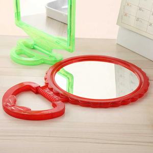 3 pz uso quotidiano domestico specchi circolari palmare vetro vetro specchio cosmetico due Yuan negozio di forniture - Product Image 4