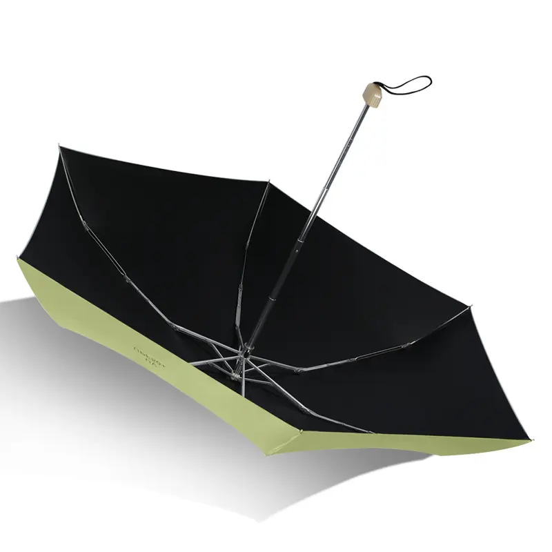 Ultralight kalınlaşmış şemsiye yağmur ve güneş Mini şemsiye