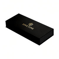 Boîte cadeau rigide en carton personnalisée de luxe, faite à la main, avec gaufrage, fermeture magnétique, taille et couleur personnalisées