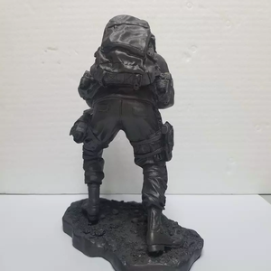 Statue de <span class=keywords><strong>soldat</strong></span> en bronze et résine, artisanale, sur commande, sculptée, figurine militaire JE-011 - Product Image 5