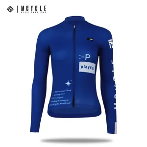 Mcycle abbigliamento da ciclismo all'ingrosso comoda maglia da bicicletta da montagna maniche lunghe Pro Team maglia da ciclismo personalizzata donna