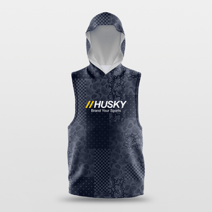 Hoodie sans manches pour homme entièrement personnalisé par sublimation, de haute qualité, tendance, nouveau modèle. - Product Image 6