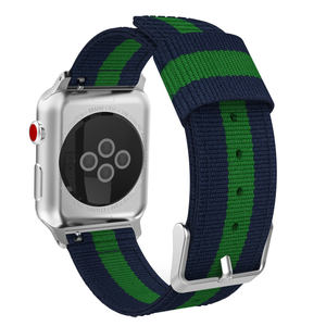 Tejido de Nylon de reemplazo de pulsera correa de reloj de Apple, para 40 MM 44 MM Apple Watch serie 1, <span class=keywords><strong>2</strong></span>, <span class=keywords><strong>3</strong></span>, 4 5 - Product Image 4