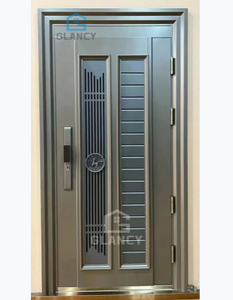 Puerta de Acero Inoxidable para Entrada Principal, Diseño Moderno para Exterior de Casa o Villa, Puerta Frontal de Seguridad - Product Image 5