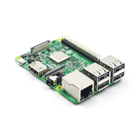 Ahududu Pi 3 Model B 1GB RAM dört çekirdekli 1.2GHz 64bit CPU WiFi tek-kart bilgisayar E14 sürüm