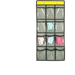 Clothing Organizer 11 Pockets PVC Rectangular Hanging Closet <b>Storage</b> <b>For</b> Cell Phones Calculators Jewelry Underwear Socks - Product Image 5