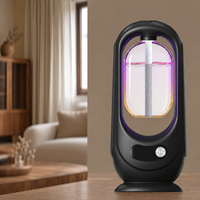 Diffuseur de parfum automatique pour la maison, diffuseur d'arômes rechargeable avec 5 niveaux de pulvérisation, machine de désodorisation à base d'eau