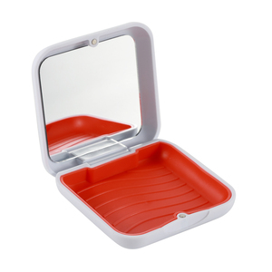 Estuches de Plástico <span class=keywords><strong>para</strong></span> Retenedores Dentales con Logotipo Personalizado, Espejo, Blanqueamiento Dental, Grado Alimenticio, Cierre Magnético, Dentaduras Postizas, Uso Doméstico, Adulto - Product Image 2
