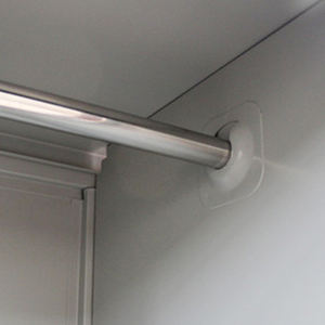 Armoire en acier pliable à cadre noir, 4 portes, pour chambre à coucher, <span class=keywords><strong>appartement</strong></span>, école, vestiaire moderne, mobilier pour le personnel - Product Image 6