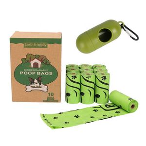 Custom Printed Eco-Friendly Biodegradable <b>Compostable</b> Corn Starch Dog Poop Bags Disposable Unscented Scented Sustainable Epi - Product Image 1