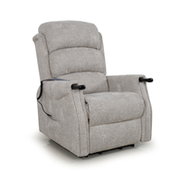 Fauteuil inclinable moderne en microfibre à une place avec pieds en bois, dossier rembourré, design écologique et fonction convertible en canapé-lit