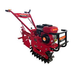 Mini Tractor Automático, Cultivador, Motocultor de 7.5 HP, Motor de <span class=keywords><strong>Gasolina</strong></span> de 4 Tiempos, Desbrozadora para Zanjas Agrícolas, Usado - Product Image 2