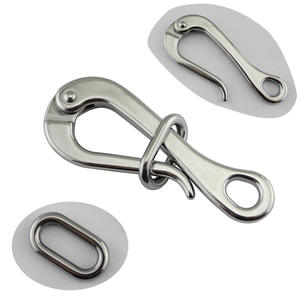RICHWITS Stainless Steel 316 Gooseneck Hook Release & Spring Goosehead Hook <b>Marine</b> <b>Hardware</b> - Product Image 1