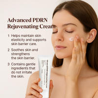 Crème hydratante au DNA de saumon PDRN, à la niacinamide et à l'acide hyaluronique, réparatrice de la barrière cutanée, anti-âge, apaisante et éclaircissante