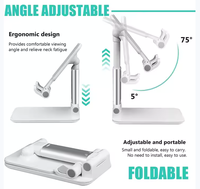 Nouveau produit Smartphone accessoires prise pliable support de téléphone rotatif 30mm bureau vivant support de téléphone
