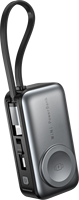 Gadget Teknologi Terbaru 2026 Mini Power Bank Magnetik Nirkabel 5000mAh Dengan Pengisi Daya Kabel Tipe-C