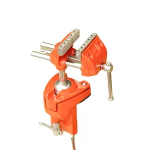 Heavy Duty Multifunction Tabletop Rotating Universal Units Clamp Vice Hand Tools Rotates 360 Degree Swivel Table Bench Vise