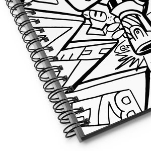 # Quaderno per schizzi a spirale con raggio laser robotico 36 - Product Image 1