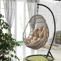 Nouveauté : Fauteuil œuf d'extérieur - Fauteuil suspendu pour hôtel et usage résidentiel, mobilier de relaxation suspendu